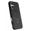 Newface Apple iPhone 16 Plus Regal Magsafe Standlı Kapak - Siyah