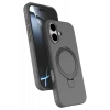 Newface Apple iPhone 16 Plus Regal Magsafe Standlı Kapak - Titan Gri