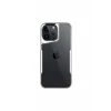 Newface Apple iPhone 16 Pro Kılıf Boyi Silikon Kapak - Gümüş