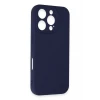 Newface Apple iPhone 16 Pro Kılıf First Silikon - Lacivert