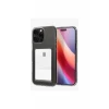 Newface Apple iPhone 16 Pro Kılıf Kart Şeffaf Silikon - Şeffaf