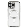 Newface Apple iPhone 16 Pro Kılıf Kross Magneticsafe Kapak - Gümüş