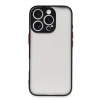 Newface Apple iPhone 16 Pro Kılıf Montreal Silikon Kapak - Siyah