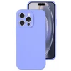 Newface Apple iPhone 16 Pro Kılıf Nano içi Kadife Silikon - Lila