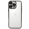 Newface Apple iPhone 16 Pro Kılıf Razer Lensli Silikon - Siyah