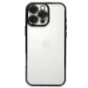Newface Apple iPhone 16 Pro Kılıf Razer Lensli Silikon - Siyah