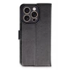 Newface Apple iPhone 16 Pro Kılıf Trend S Plus Kapaklı Kılıf - Siyah