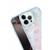 Newface Apple iPhone 16 Pro Lumi Desenli Kapak - Mavi