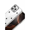 Newface Apple iPhone 16 Pro Max Fiyonk Desenli Kapak - Desen 7