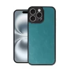 Newface Apple iPhone 16 Pro Max Kılıf Aras Deri Kapak - Açık Yeşil