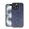 Newface Apple iPhone 16 Pro Max Kılıf Aras Deri Kapak - Lacivert