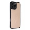 Newface Apple iPhone 16 Pro Max Kılıf Aras Deri Kapak - Pudra