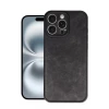 Newface Apple iPhone 16 Pro Max Kılıf Aras Deri Kapak - Siyah