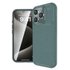 Newface Apple iPhone 16 Pro Max Kılıf Auto Focus Karbon Kapak - Koyu Yeşil