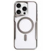 Newface Apple iPhone 16 Pro Max Kılıf Boyi Magsafe Silikon Kapak - Titan Gri