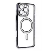 Newface Apple iPhone 16 Pro Max Kılıf Joke Simli Magneticsafe Kılıf - Gri