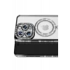 Newface Apple iPhone 16 Pro Max Kılıf Joke Simli Magneticsafe Kılıf - Siyah