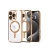Newface Apple iPhone 16 Pro Max Kılıf Kross Magneticsafe Kapak - Çöl Titanyum