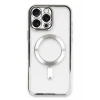 Newface Apple iPhone 16 Pro Max Kılıf Kross Magneticsafe Kapak - Gümüş
