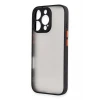 Newface Apple iPhone 16 Pro Max Kılıf Montreal Silikon Kapak - Siyah