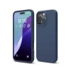 Newface Apple iPhone 16 Pro Max Kılıf Nano içi Kadife Silikon - Lacivert