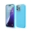 Newface Apple iPhone 16 Pro Max Kılıf Nano içi Kadife Silikon - Mavi