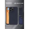 Newface Apple iPhone 16 Pro Max Kılıf Nano içi Kadife Silikon - Siyah