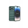 Newface Apple iPhone 16 Pro Max Kılıf Optimum Silikon - Koyu Yeşil