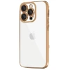 Newface Apple iPhone 16 Pro Max Kılıf Razer Lensli Silikon - Desert