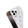 Newface Apple iPhone 16 Pro Max Lumi Desenli Kapak - Beyaz