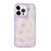 Newface Apple iPhone 16 Pro Max Lumi Desenli Kapak - Mor