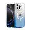 Newface Apple iPhone 16 Pro Max Pummel Shiny Magsafe Kapak - Mavi
