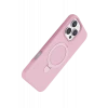 Newface Apple iPhone 16 Pro Regal Magsafe Standlı Kapak - Açık Pembe