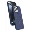 Newface Apple iPhone 16 Pro Regal Magsafe Standlı Kapak - Lacivert