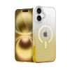 Newface Apple iPhone 16 Pummel Shiny Magsafe Kapak - Gold