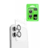 Newface Apple iPhone 16 Raze Metal Kamera Lens - Beyaz