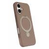 Newface Apple iPhone 16 Regal Magsafe Standlı Kapak - Çöl Titanyum