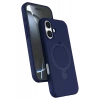 Newface Apple iPhone 16 Regal Magsafe Standlı Kapak - Lacivert