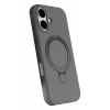 Newface Apple iPhone 16 Regal Magsafe Standlı Kapak - Titan Gri