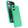 Newface Apple iPhone 16 Regal Magsafe Standlı Kapak - Yeşil