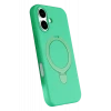 Newface Apple iPhone 16 Regal Magsafe Standlı Kapak - Yeşil