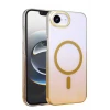 Newface Apple iPhone 16E Glossy Magsafe Kapak - Çöl Titanyum