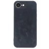 Newface Apple iPhone 16E Kılıf Aras Deri Kapak - Lacivert