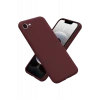 Newface Apple iPhone 16E Kılıf First Silikon - Bordo