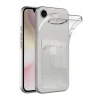 Newface Apple iPhone 16E Kılıf Kart Şeffaf Silikon - Şeffaf