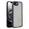 Newface Apple iPhone 16E Kılıf Montreal Silikon Kapak - Siyah