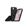 Newface Apple iPhone 16E Kılıf Montreal Yüzüklü Silikon Kapak - Siyah