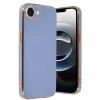 Newface Apple iPhone 16E Kılıf Volet Silikon - Mavi
