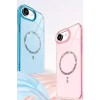 Newface Apple iPhone 16E Live Diamond Magsafe Kapak - Siyah