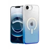 Newface Apple iPhone 16E Pummel Shiny Magsafe Kapak - Mavi